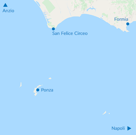 Traghetti per la Isola di Ponza - tutti i porti